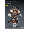 JoyToy - White Scars - Legion Praetor in Cataphractii Terminator Armour with Cyber Hawk, Chogorian sword and combi-melta 1/18
