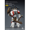 JoyToy - White Scars - Legion Praetor in Cataphractii Terminator Armour with Cyber Hawk, Chogorian sword and combi-melta 1/18