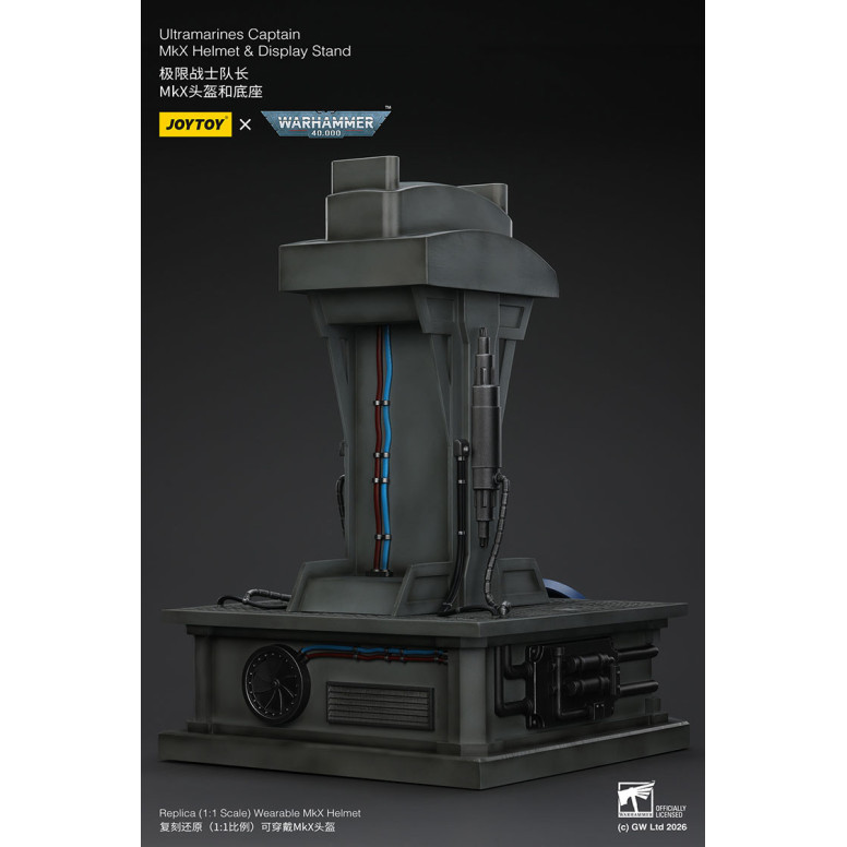 JoyToy - Ultramarines Captain MkX Helm & Display Stand 1/1