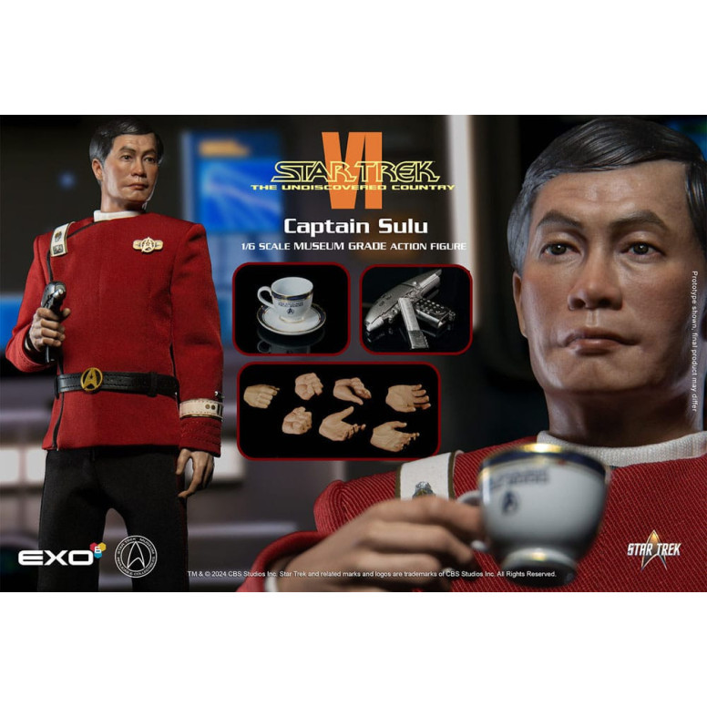 EXO-6 - Star Trek 6 : Unbekanntes Land Actionfigur 1/6 Captain Hikaru Sulu
