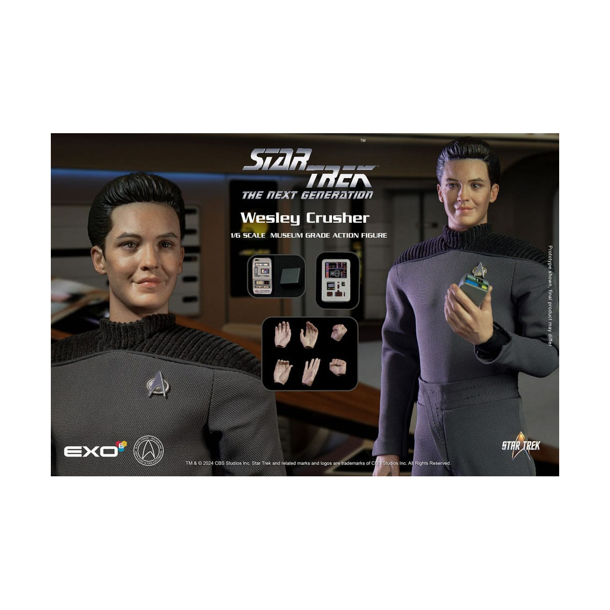 EXO-6 - Star Trek: Die neue Generation Actionfigur 1/6 Wesley Crusher