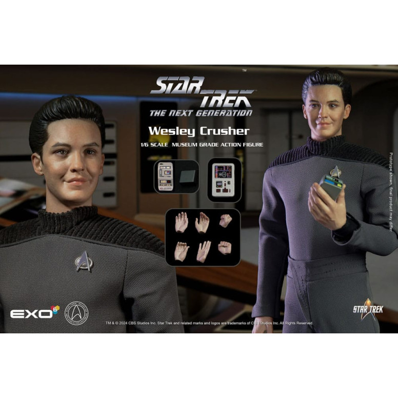 EXO-6 - Star Trek: Die neue Generation Actionfigur 1/6 Wesley Crusher