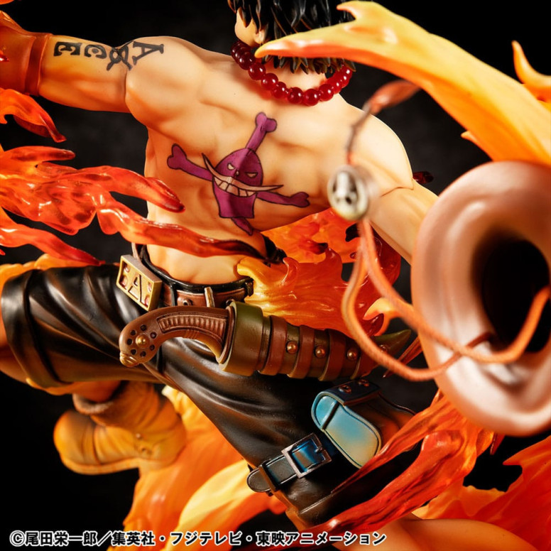 Megahouse One Piece Portrait Of Pirates - P.O.P. NEO-MAXIMUM Portgas D. Ace 15th Anniversary Super Limited Reprint Ver.