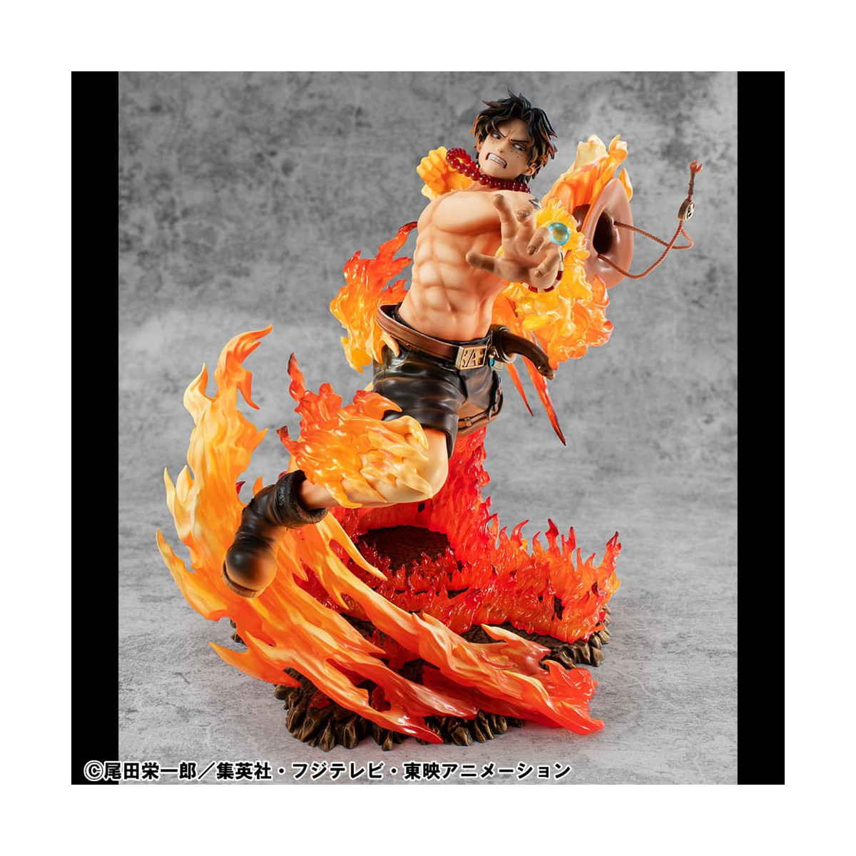 Megahouse One Piece Portrait Of Pirates - P.O.P. NEO-MAXIMUM Portgas D. Ace 15th Anniversary Super Limited Reprint Ver.
