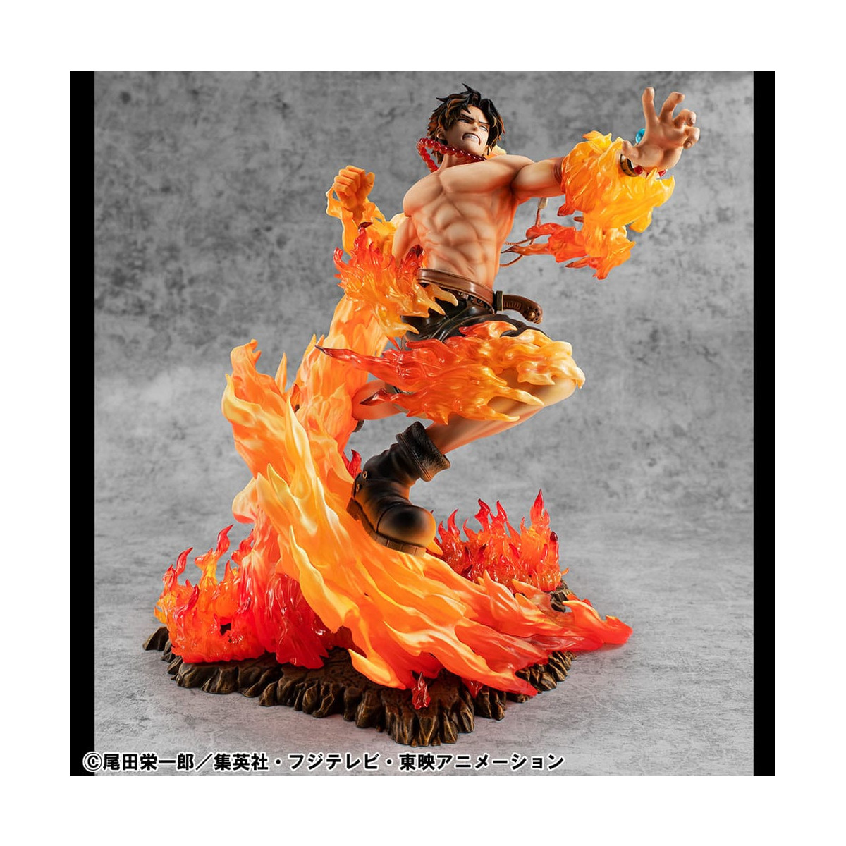 Megahouse One Piece Portrait Of Pirates - P.O.P. NEO-MAXIMUM Portgas D. Ace 15th Anniversary Super Limited Reprint Ver.