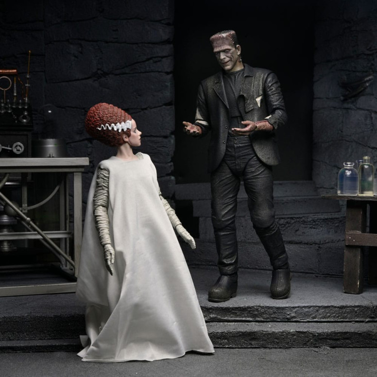 NECA Universal Monsters - 2 Pack Bride of Frankenstein 90th Anniversary The Monster & His Mate