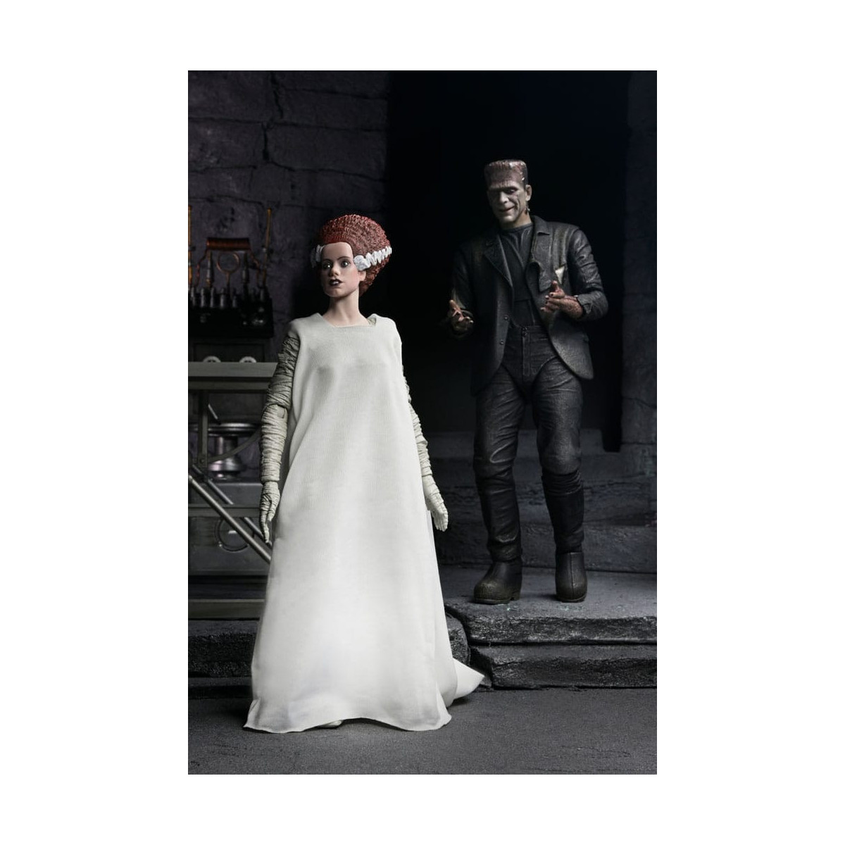 NECA Universal Monsters - 2 Pack Bride of Frankenstein 90th Anniversary The Monster & His Mate