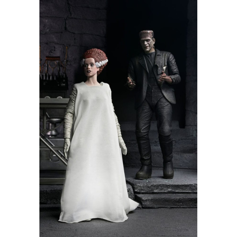 NECA Universal Monsters - 2 Pack Bride of Frankenstein 90th Anniversary The Monster & His Mate