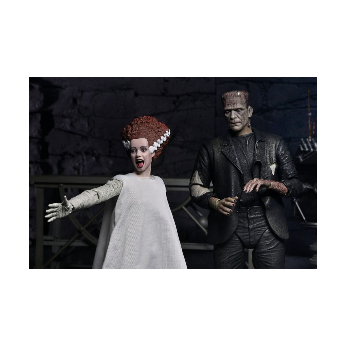 NECA Universal Monsters - 2 Pack Bride of Frankenstein 90th Anniversary The Monster & His Mate