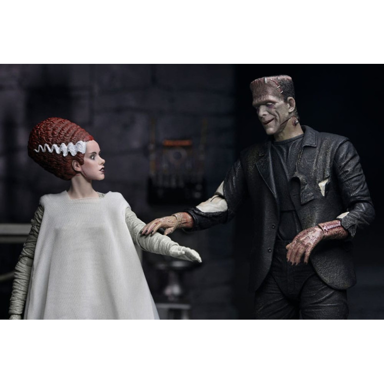 NECA Universal Monsters - 2 Pack Bride of Frankenstein 90th Anniversary The Monster & His Mate