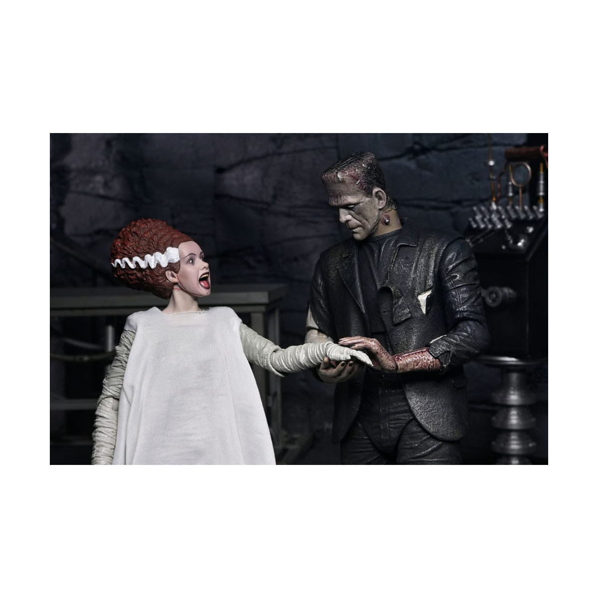 NECA Universal Monsters - 2 Pack Bride of Frankenstein 90th Anniversary The Monster & His Mate