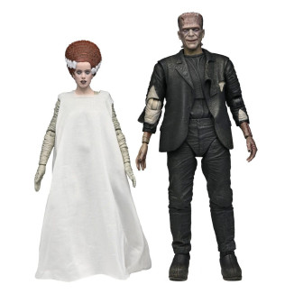 NECA Universal Monsters - 2 Pack Bride of Frankenstein 90th Anniversary The Monster & His Mate