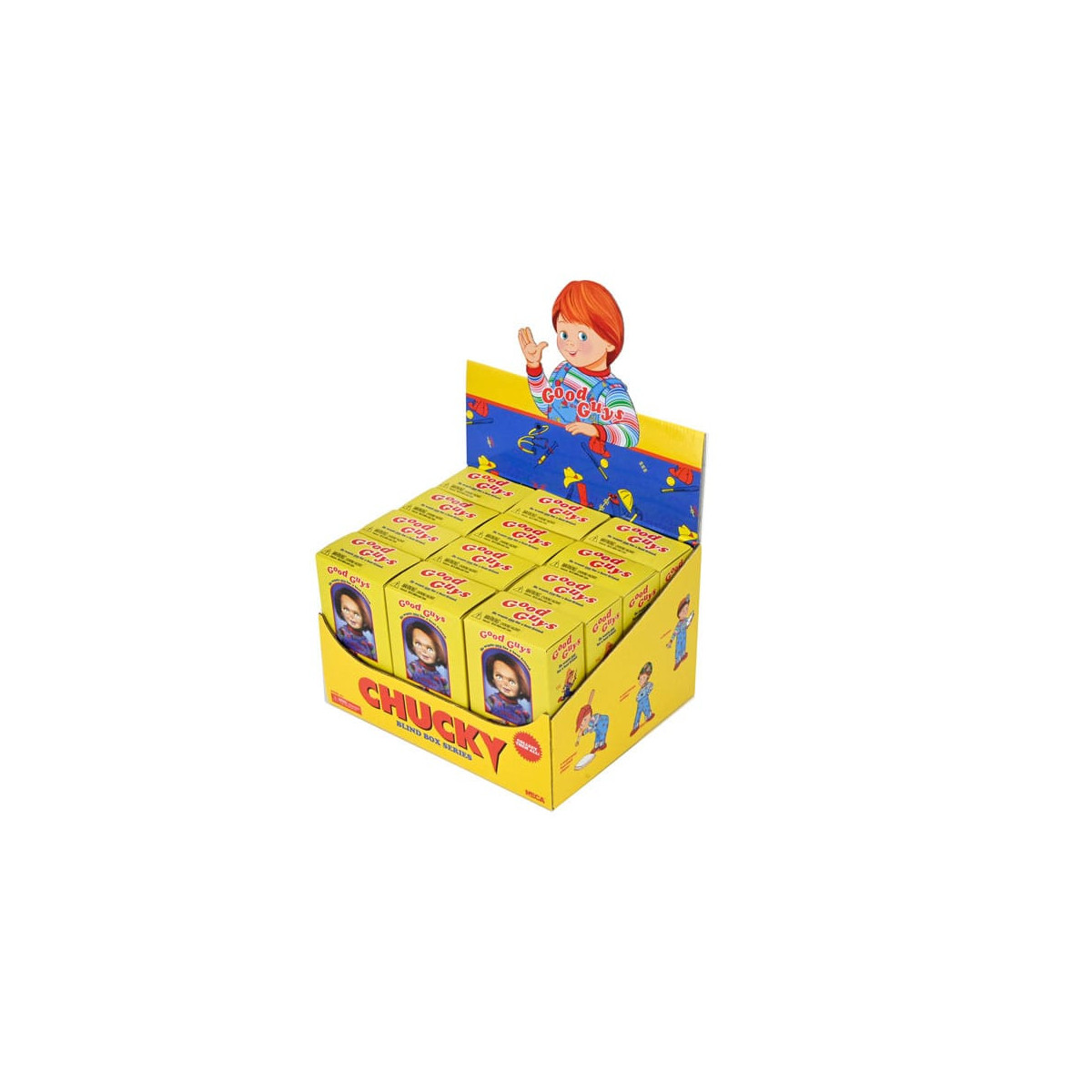Neca Chucky TV serie - Sortiment Blind Box Good Guy Series 1 - 12 Figuren