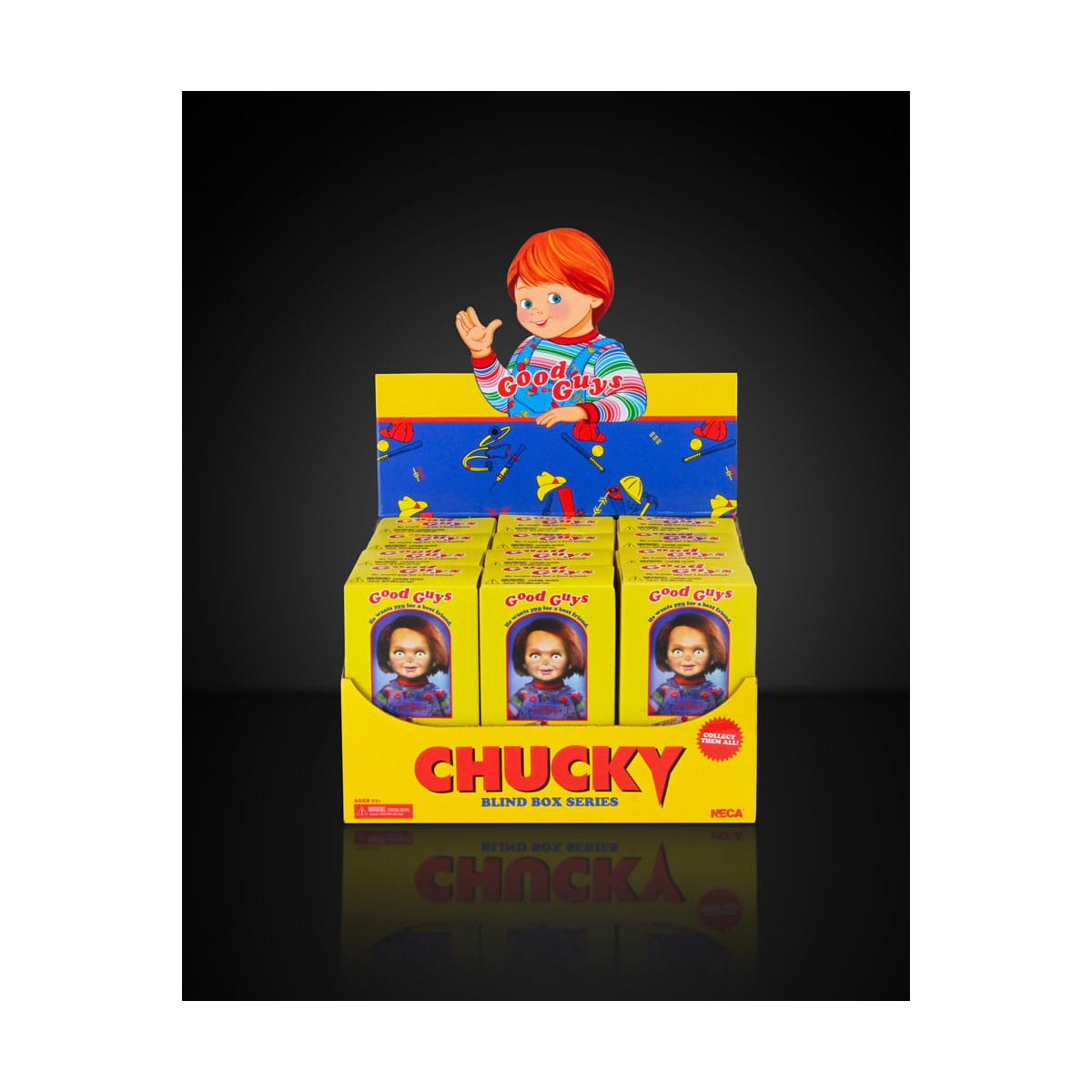 Neca Chucky TV serie - Sortiment Blind Box Good Guy Series 1 - 12 Figuren