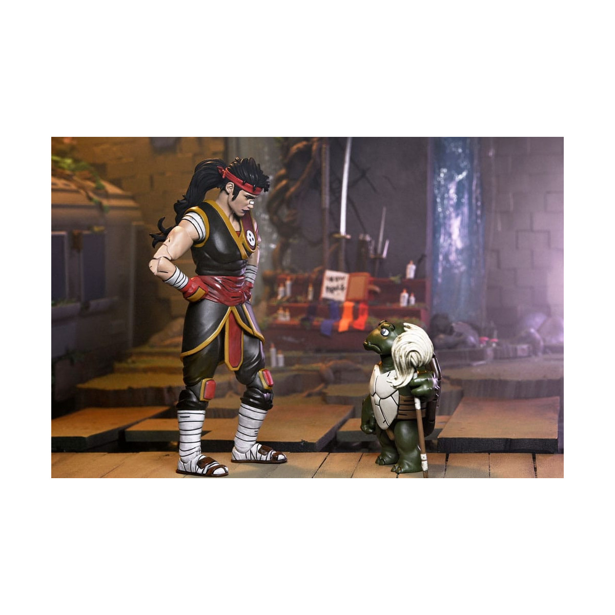 NECA - IDW Comics - Ultimate Casey Marie with Baby Odyn & Uno - The Last Ronin: Lost Years- TMNT