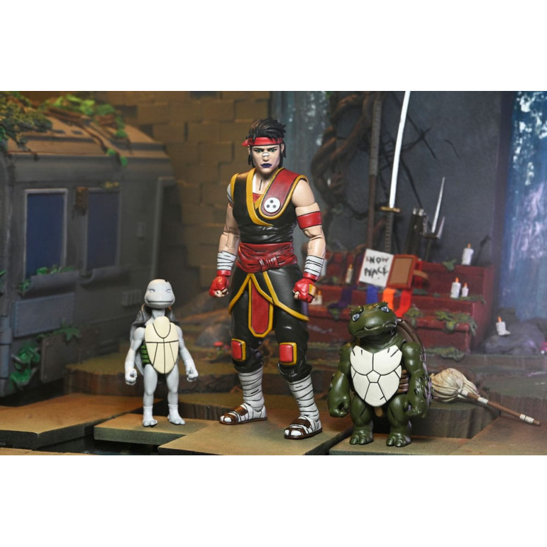NECA - IDW Comics - Ultimate Casey Marie with Baby Odyn & Uno - The Last Ronin: Lost Years- TMNT