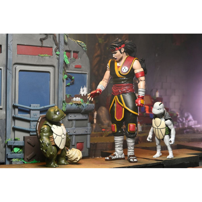 NECA - IDW Comics - Ultimate Casey Marie with Baby Odyn & Uno - The Last Ronin: Lost Years- TMNT