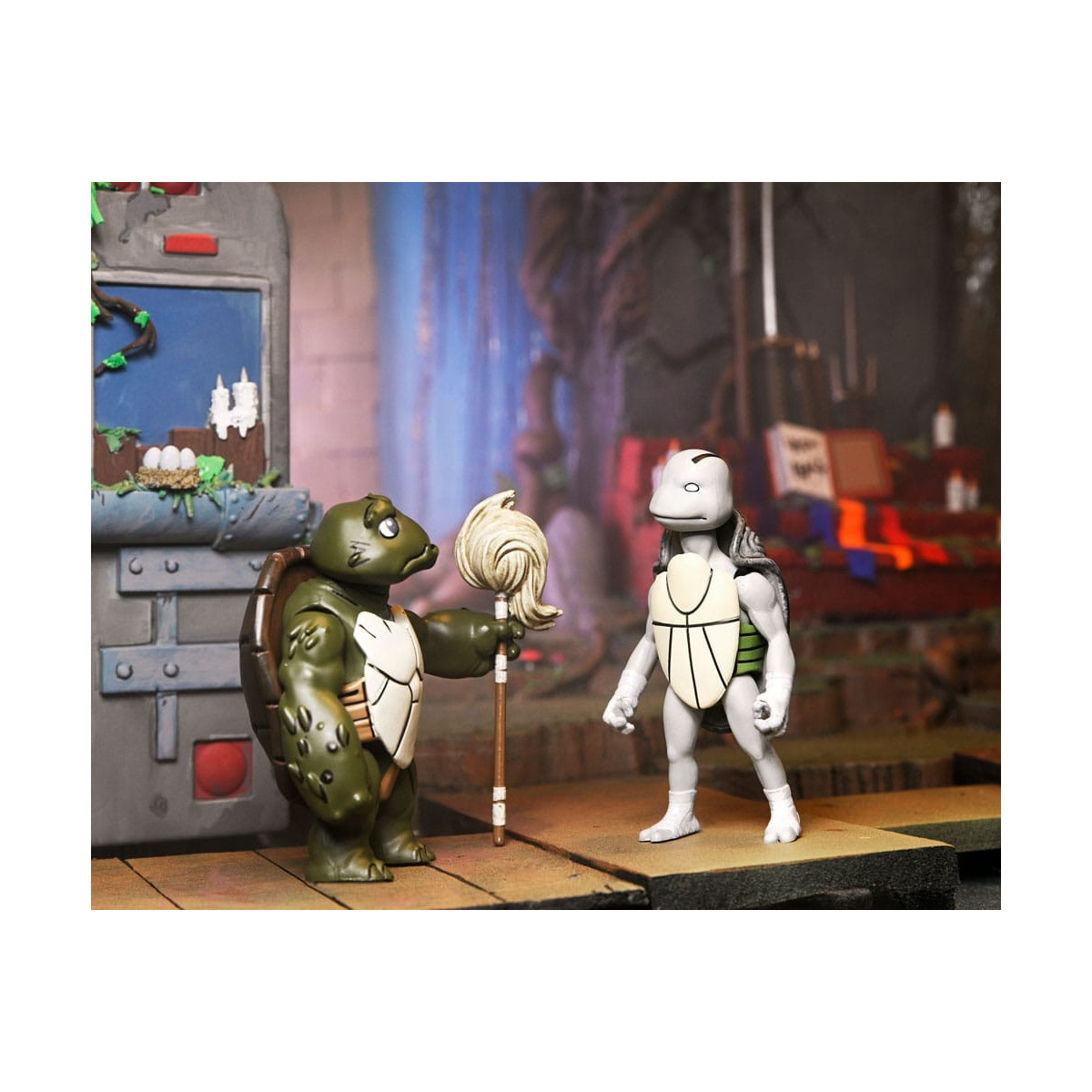 NECA - IDW Comics - Ultimate Casey Marie with Baby Odyn & Uno - The Last Ronin: Lost Years- TMNT