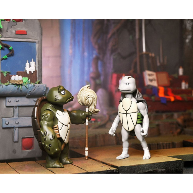 NECA - IDW Comics - Ultimate Casey Marie with Baby Odyn & Uno - The Last Ronin: Lost Years- TMNT