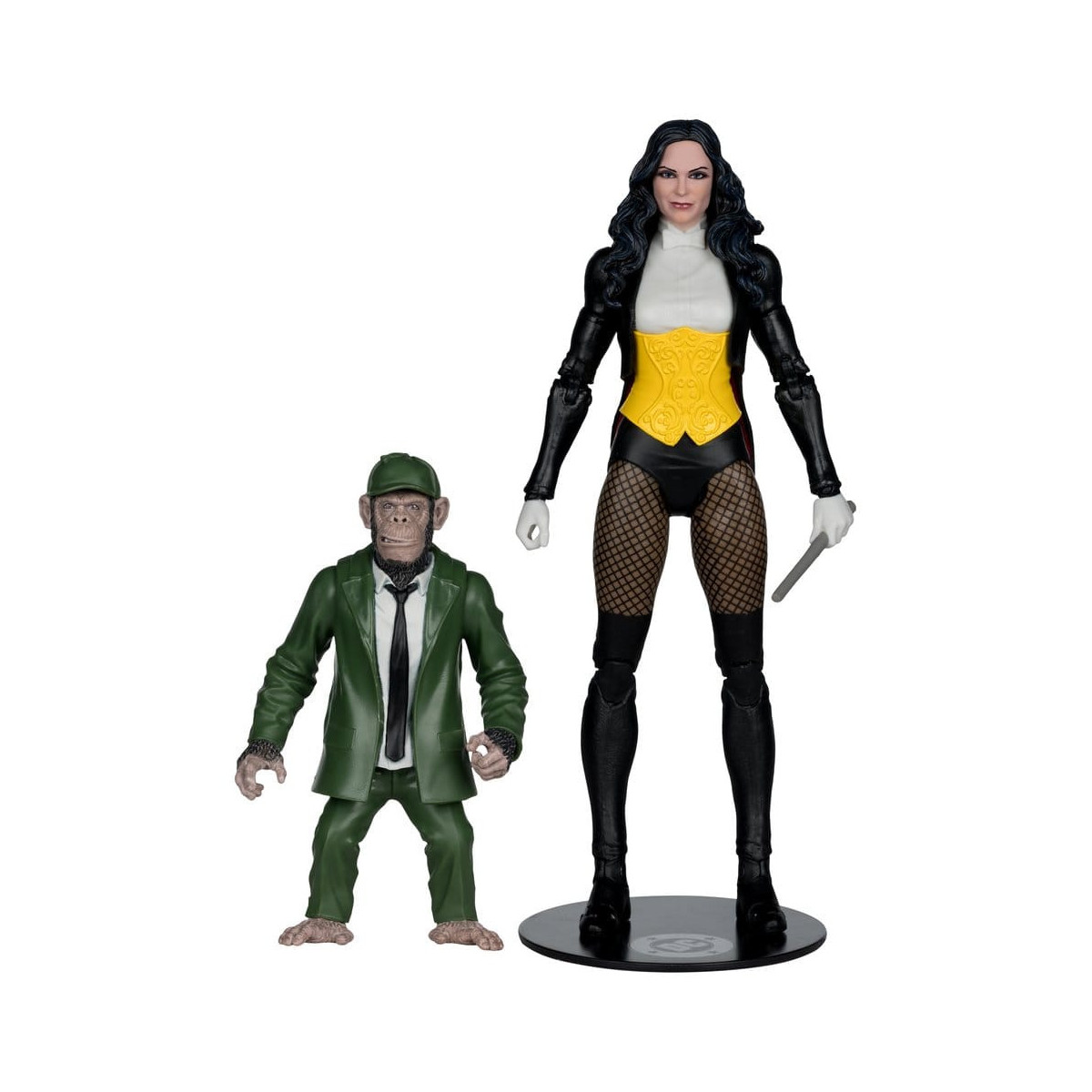 Mc Farlane - DC Multiverse - Zatanna mit Detective Chimp Sammleredition 1/12