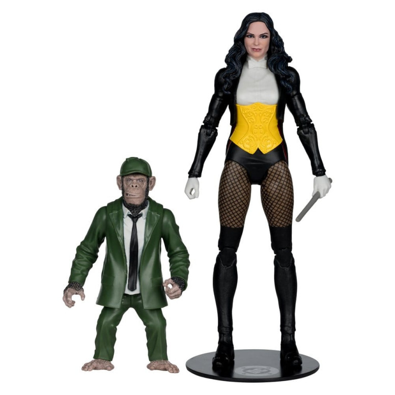 Mc Farlane - DC Multiverse - Zatanna mit Detective Chimp Sammleredition 1/12