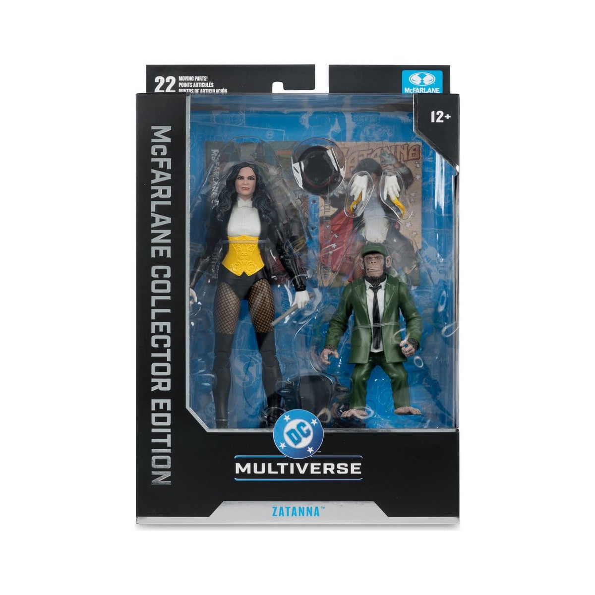 Mc Farlane - DC Multiverse - Zatanna mit Detective Chimp Sammleredition 1/12