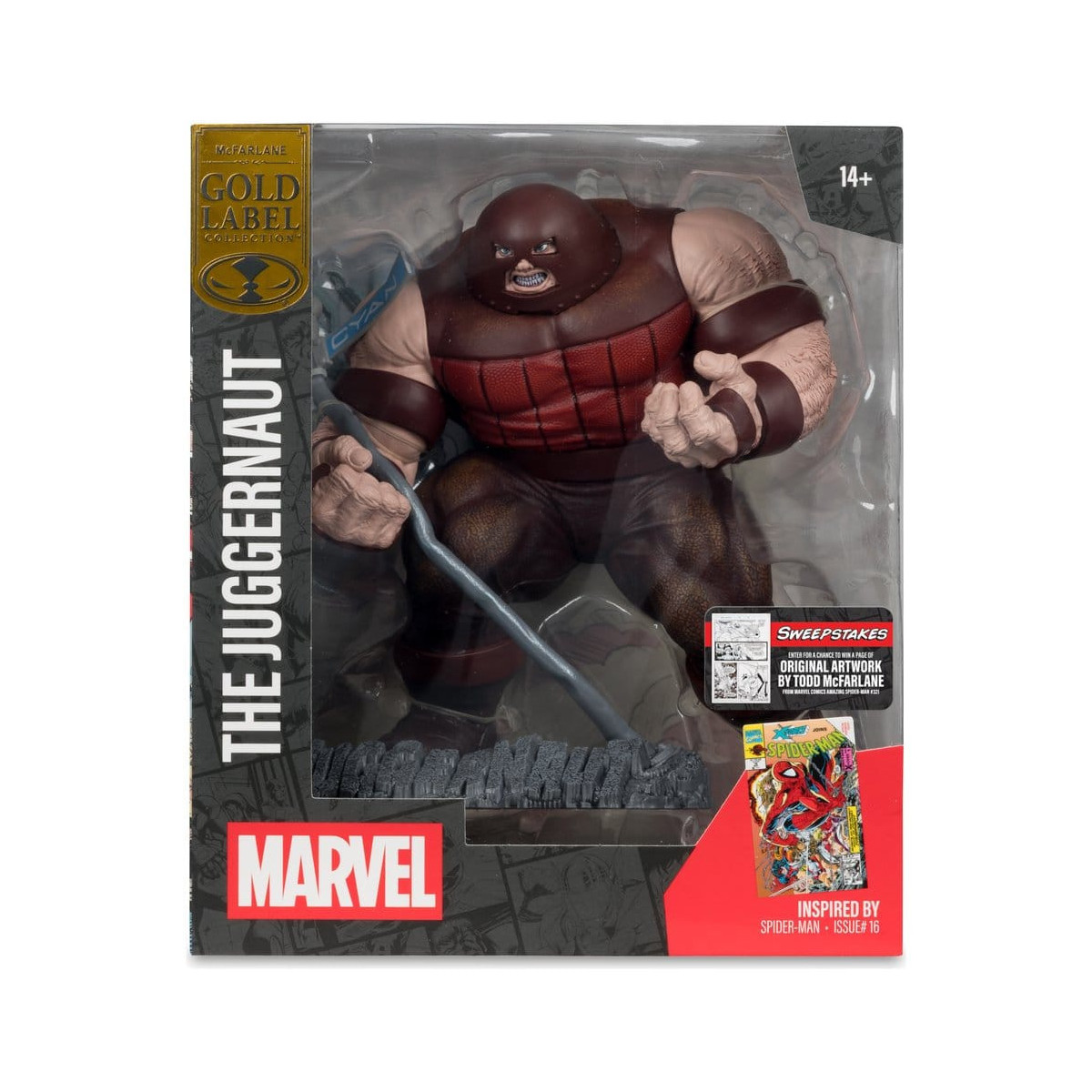 Mc Farlane - Marvel Collection The Juggernaut (Spider-Man 16) Gold Label 1/10