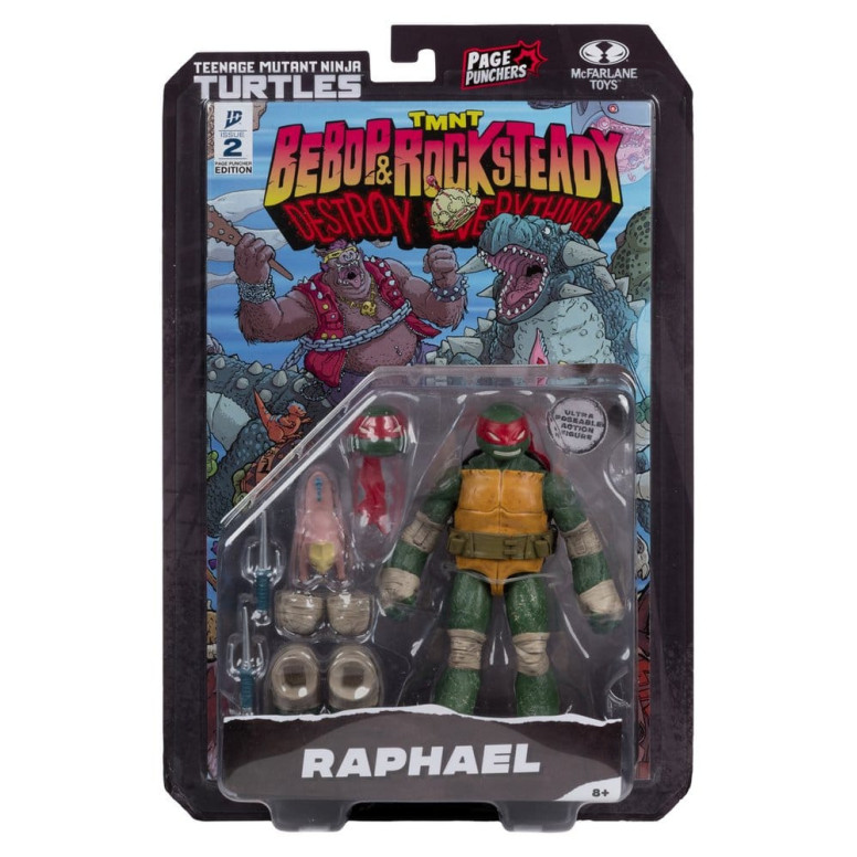 Mc Farlane TMNT - Page Punchers - Raphael - Teenage Mutant Ninja Turtles