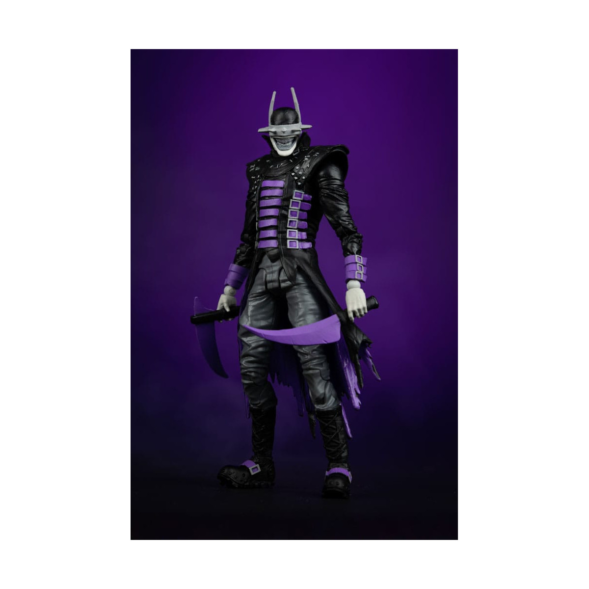 Mc Farlane DC Multiverse - Dark Nights: Metal - The Batman Who Laughs (B&W with accent) Gold Label