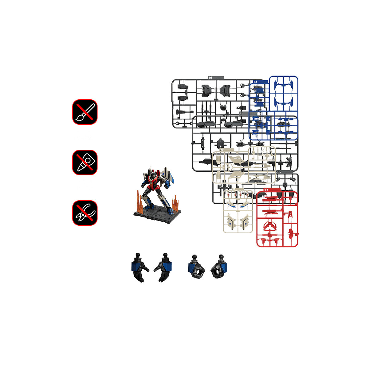 Blokees Transformers One - Classic Class 16 Starscream