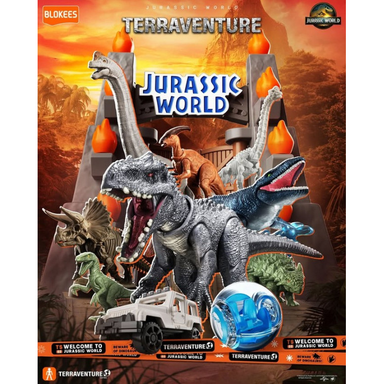 Blokees Jurassic World Terraventure TS 02 - Dinosaur Capture Operation
