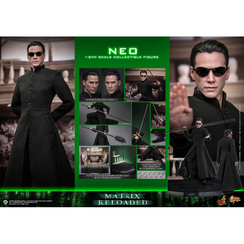 Hot Toys - The Matrix Resurrections Action Figure 1/6 Neo Toy Fair Exclusive 2022 Figurine