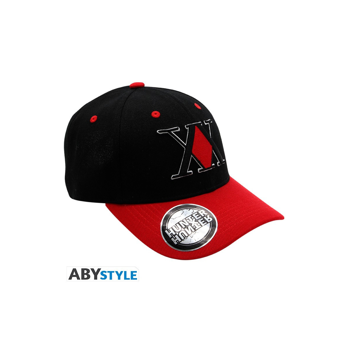 ABYstyle - Hunter × Hunter - Kappe Schwarz & Rot Emblem