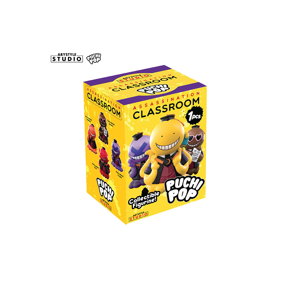 ABYstyle - Assassination Classroom - Set von 8 Soft Vinyl Figuren Puchipop Koro-sensei