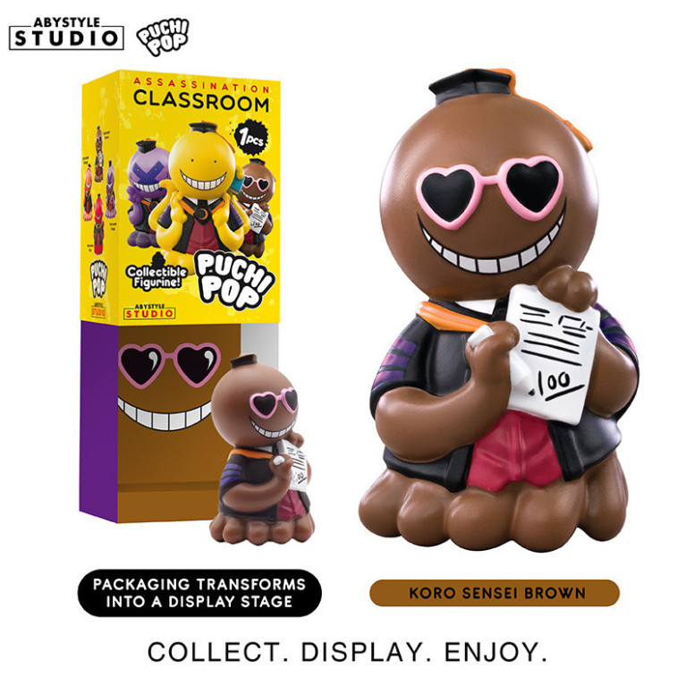 ABYstyle - Assassination Classroom - Set von 8 Soft Vinyl Figuren Puchipop Koro-sensei