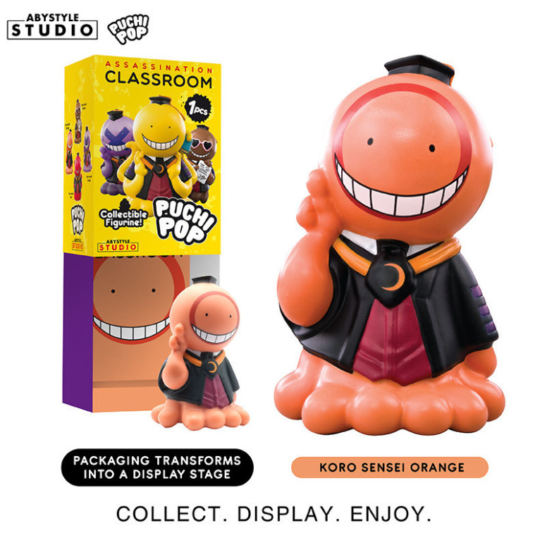 ABYstyle - Assassination Classroom - Set von 8 Soft Vinyl Figuren Puchipop Koro-sensei