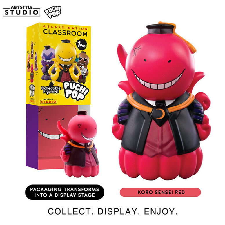 ABYstyle - Assassination Classroom - Set von 8 Soft Vinyl Figuren Puchipop Koro-sensei
