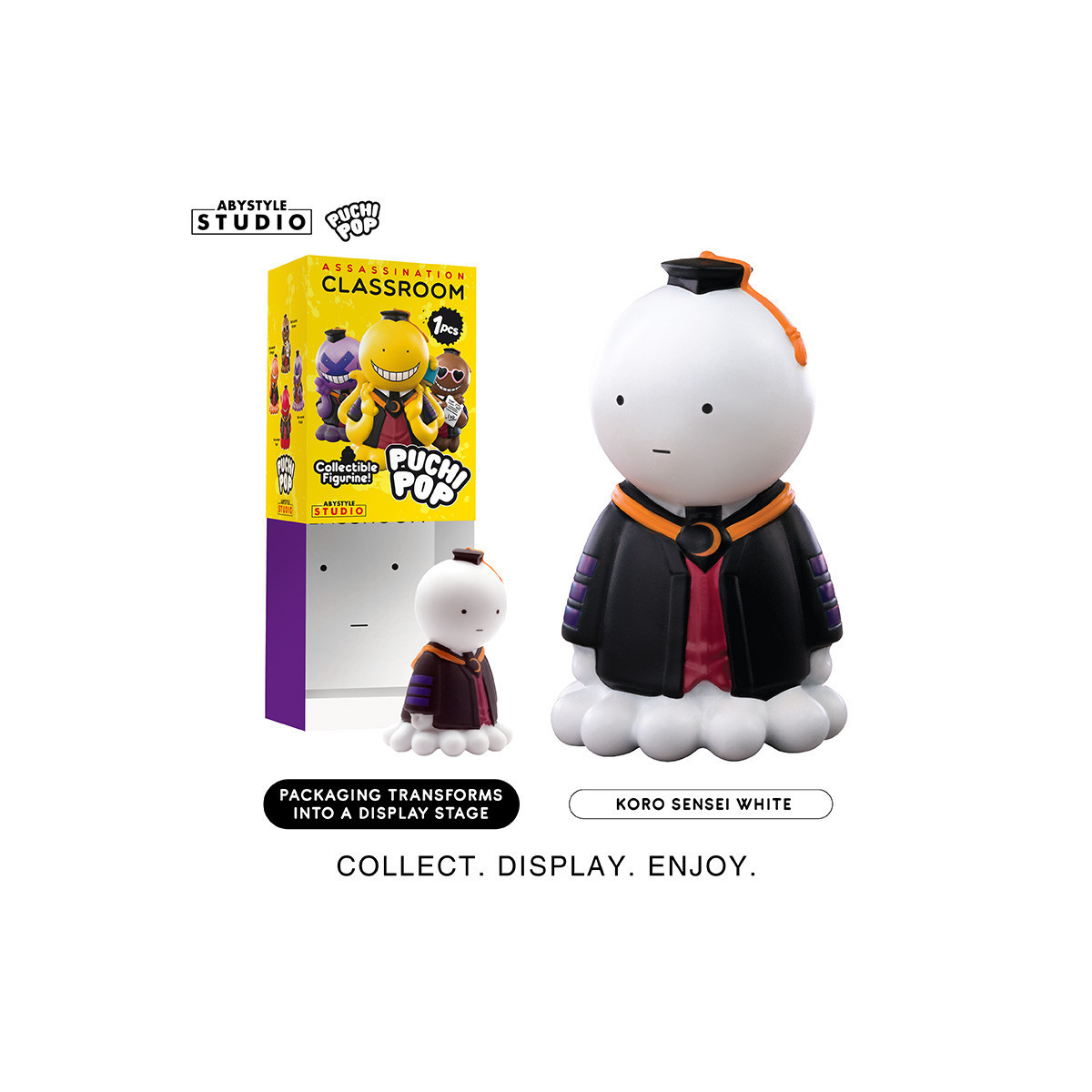 ABYstyle - Assassination Classroom - Set von 8 Soft Vinyl Figuren Puchipop Koro-sensei