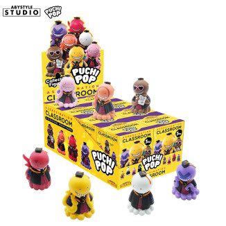 ABYstyle - Assassination Classroom - Set von 8 Soft Vinyl Figuren Puchipop Koro-sensei