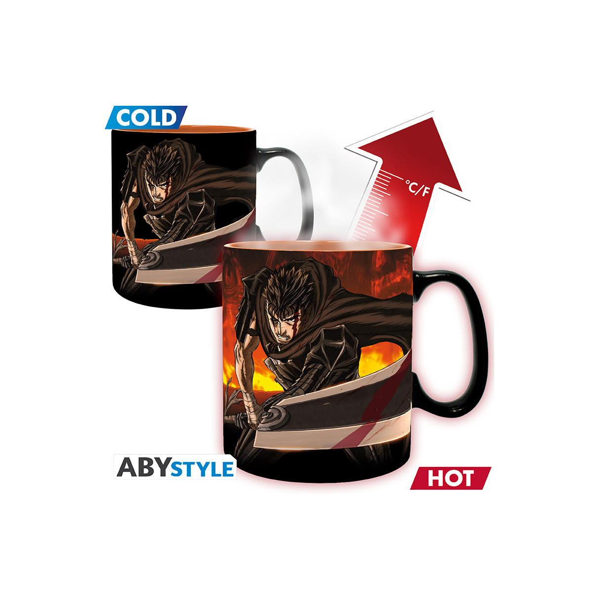 ABYstyle - Berserk - Thermo-reaktiver Becher 460 ml