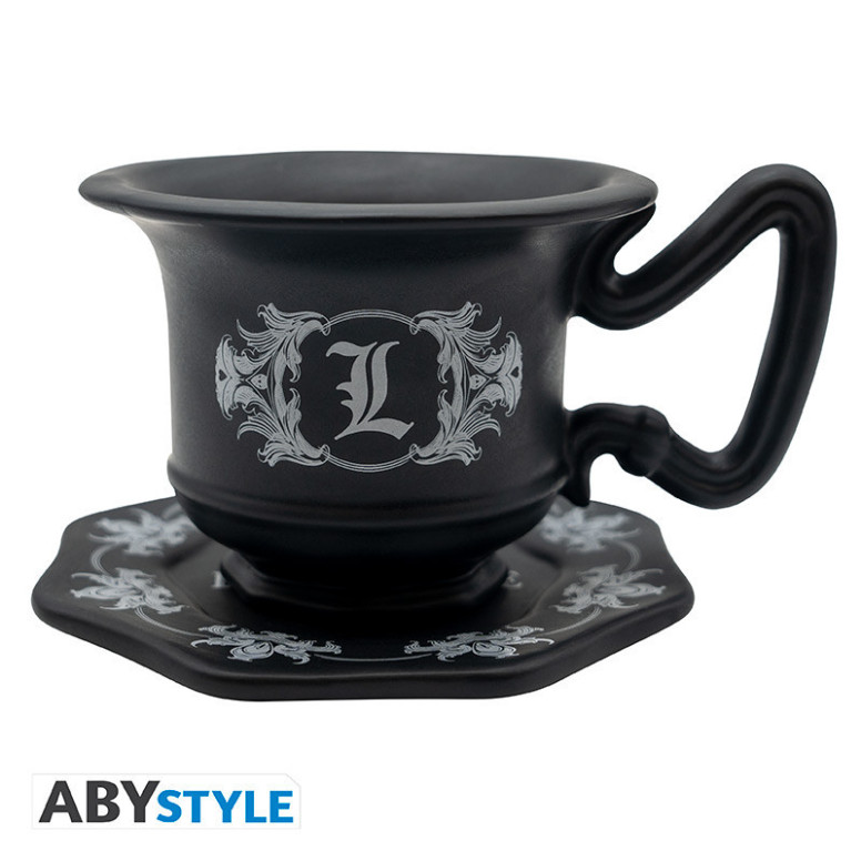 ABYstyle - Death Note 3D-Tasse mit Untertasse - Die Tasse von L
