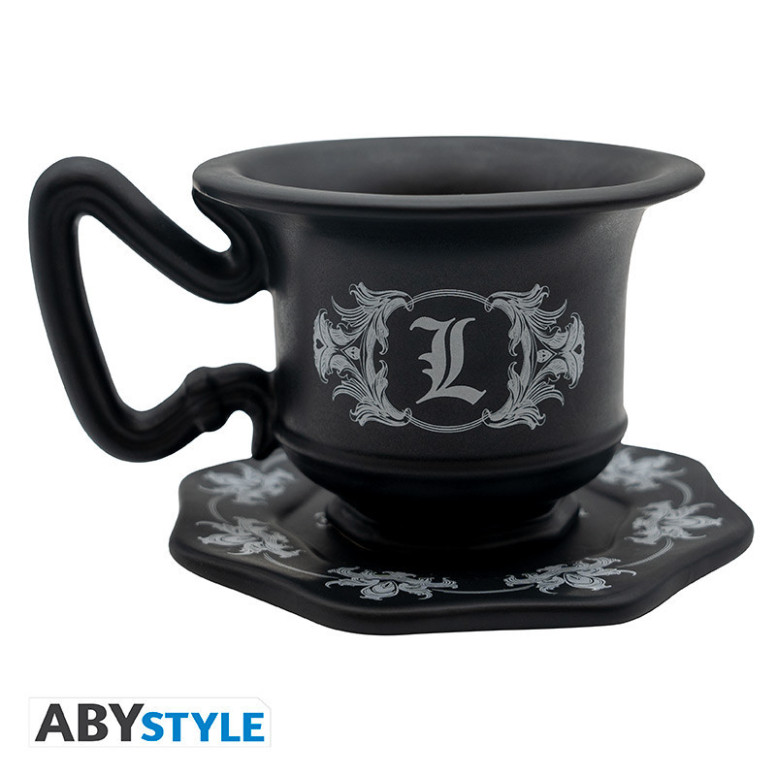 ABYstyle - Death Note 3D-Tasse mit Untertasse - Die Tasse von L