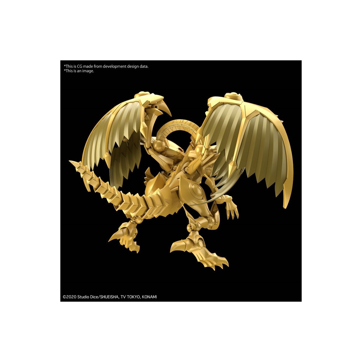 Bandai Yu-Gi-Oh Figur Rise Standard Amplified - Egyptian God Winged Dragon Of Ra
