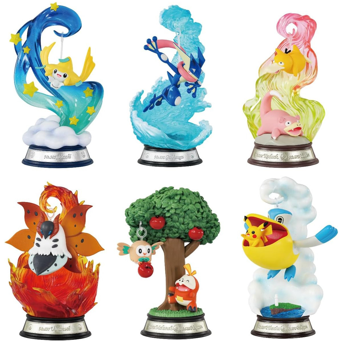 Re-Ment - Pokémon - SWING VIGNETTE COLLECTION 3 Set von 6 Figuren in Blind Box.
