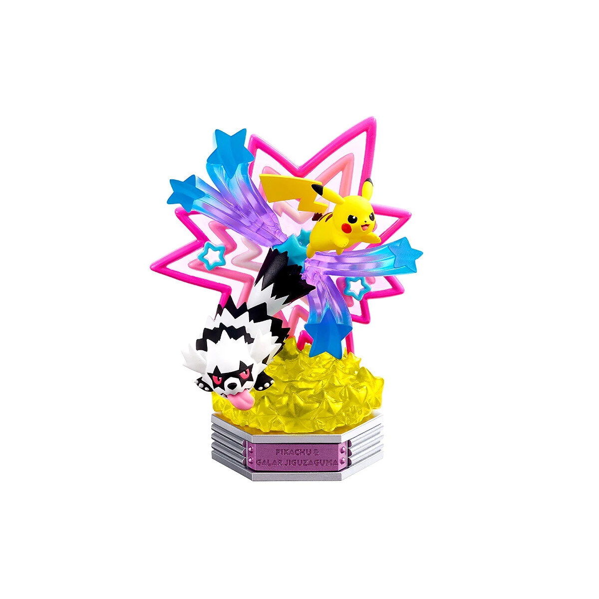 Re-Ment - Pokémon - NEON PARTY Set von 6 Figuren in Blind Box.