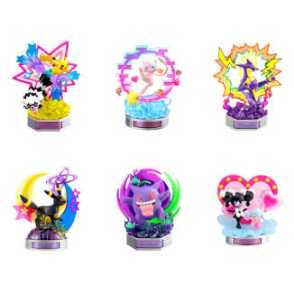 Re-Ment - Pokémon - NEON PARTY Set von 6 Figuren in Blind Box.