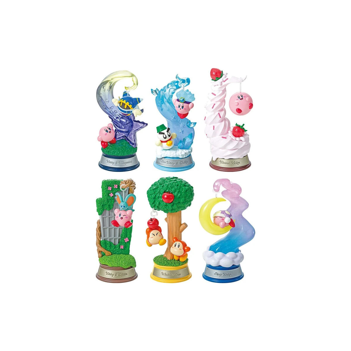 Re-Ment - Kirby in Dreamland - Kirby SWING Set von 6 Figuren in Blind Box.