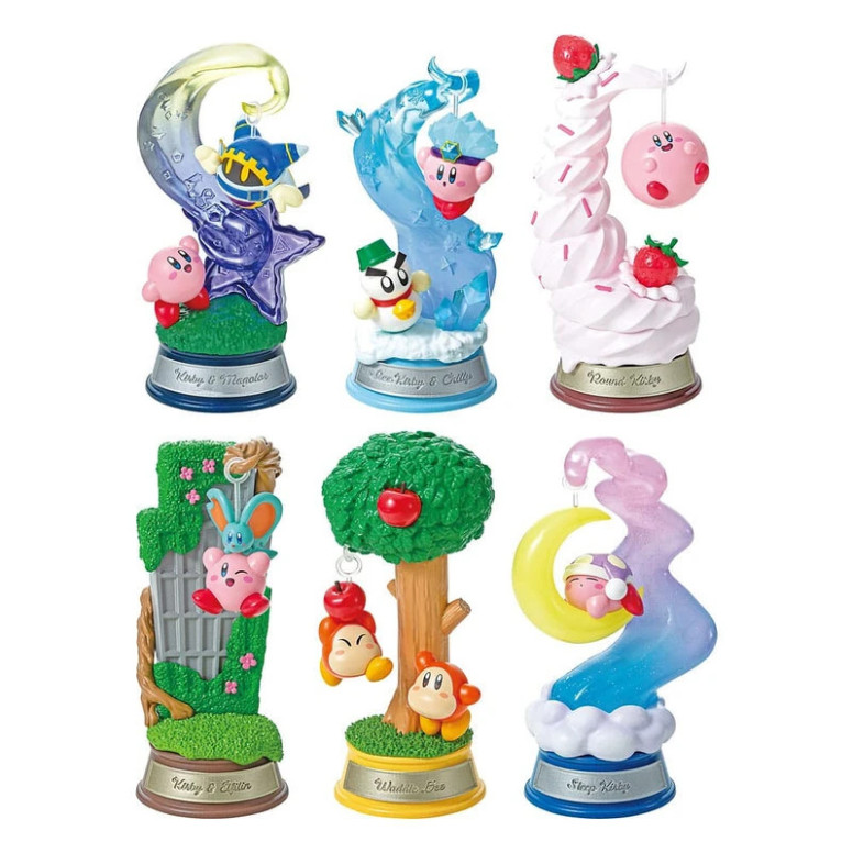 Re-Ment - Kirby in Dreamland - Kirby SWING Set von 6 Figuren in Blind Box.