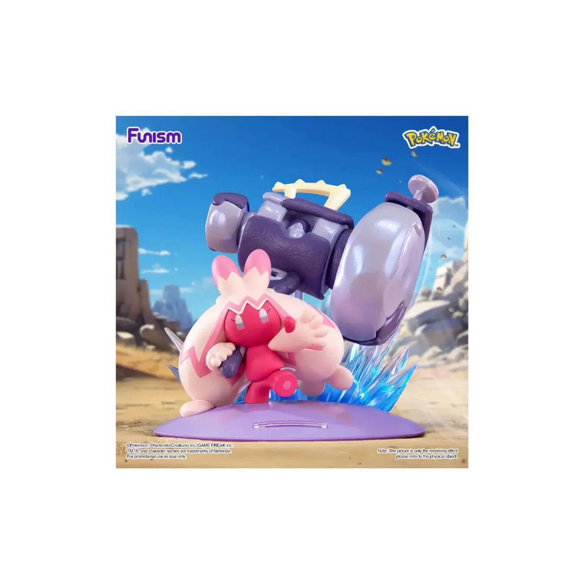 Funism - Pokemon Prime Figure Mini - Forgelina - Tinkaton - Dekanuchan