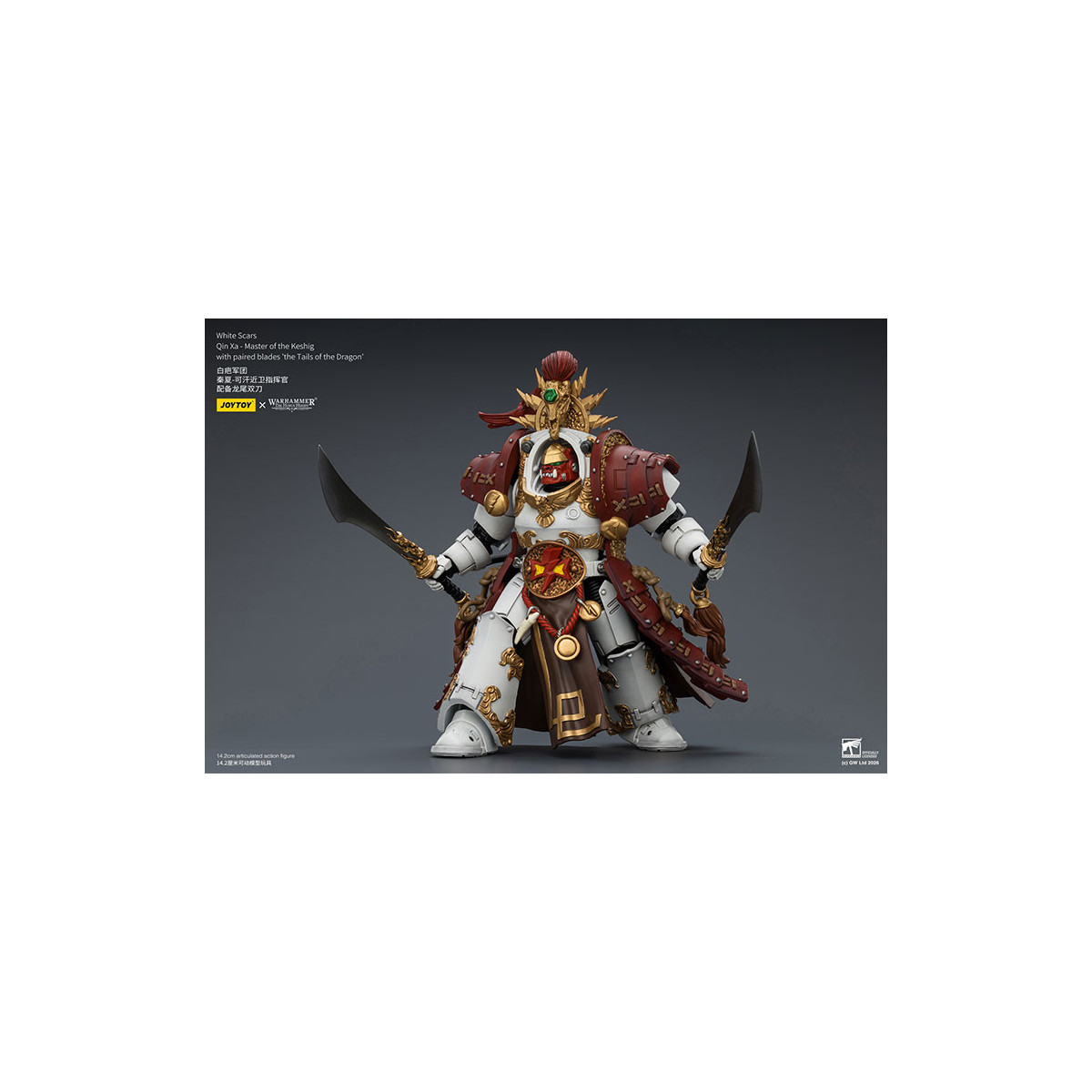 JoyToy Space Marines - White Scars - Qin Xa-Master of the Keshig with paired blades "theTails of the Dragon" 1/18